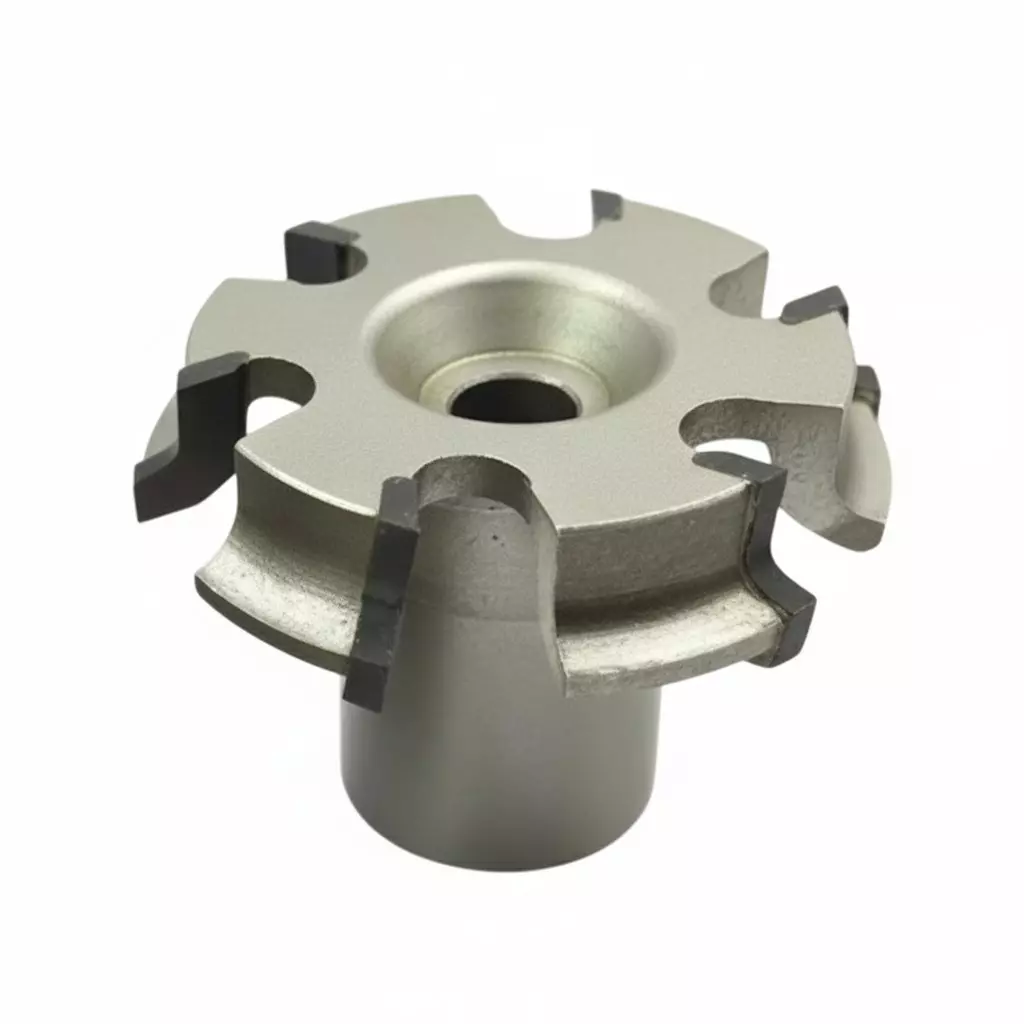 Timus TCT Brazed Edge Round Trimming Cutter Right Hand TTB.TC.105, 48 mm Diameter x 16 mm Bore & 1 mm Radius, TTB.TCR.105.1.0