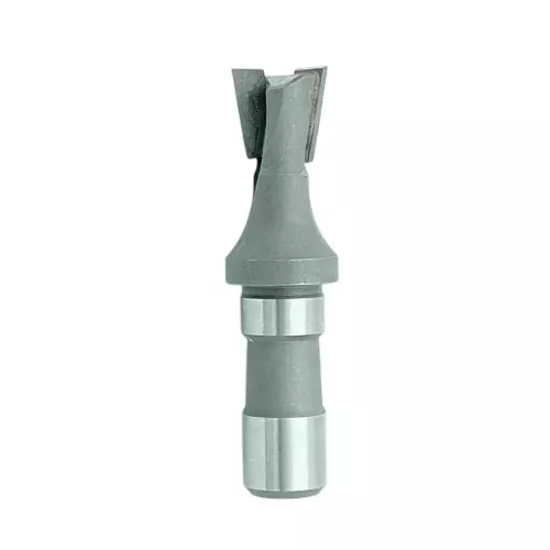 Timus TCT Brazed Dovetail Bit TT.DT 25.4 mm Cutting Diameter x 12 mm Shank Diameter, TT.DT.2F.25.4