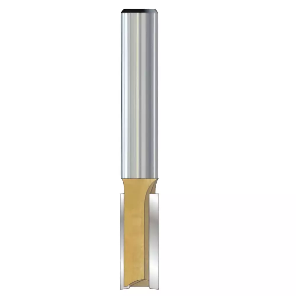 Timus TCT Brazed Straight Bit TT.SB, 12 mm Cutting Diameter x 8 mm Shank Diameter x 30 mm Cutting Length, TT.SB.12830