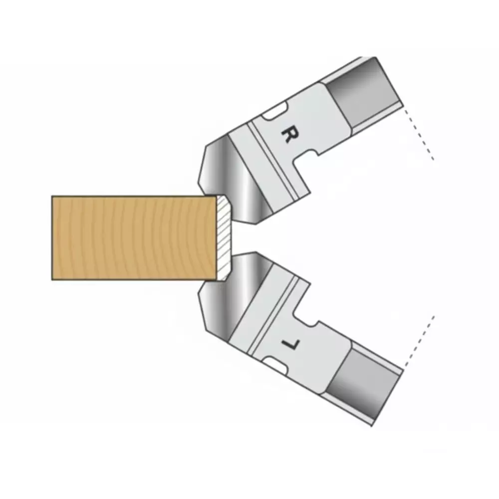 Timus TCT Brazed Edge Round Trimming Cutter Right Hand TTB.TC.107, 68 mm Diameter x 16 mm Bore & 1 mm Radius, TTB.TCR.107.1.0