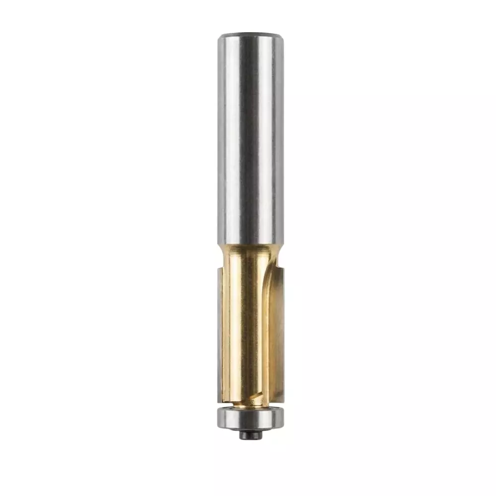 Timus TCT Brazed Flush Trim Bit TT.TB, 12.7 mm Cutting Diameter x 30 mm Shank Diameter x 12 mm Cutting Length, TT.TB.123012