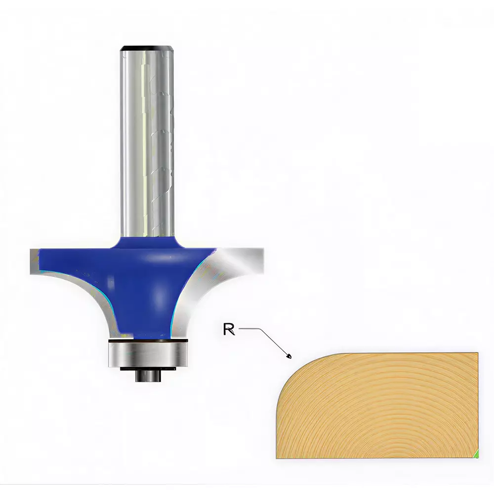 Timus TCT Brazed Rebating Bit TT.RB 37 mm Cutting Diameter x 12 mm Shank Diameter, TT.RB.04.12