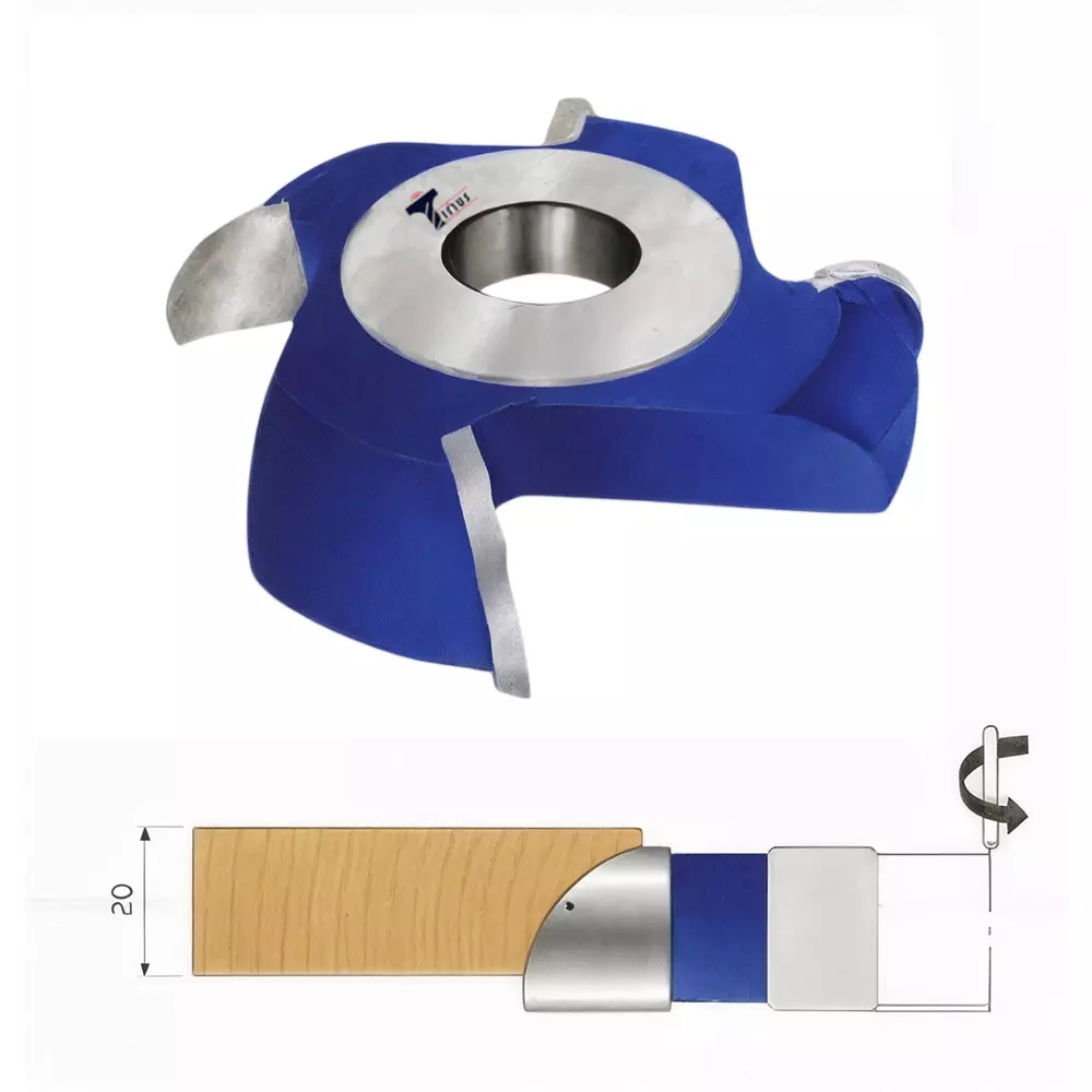 Timus TCT Brazed J Profile Cutter TTB.HL, 150 mm Diameter x 30/35 mm Bore Size, TTB.HL.JP.101