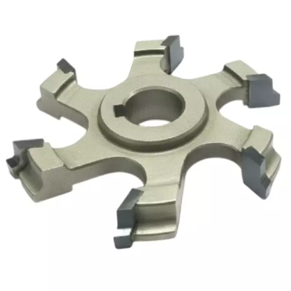 Timus TCT Brazed Edge Round Trimming Cutter Right Hand TTB.TC.108, 58 mm Diameter x 16 mm Bore & 1.5 mm Radius, TTB.TCR.108.1.5.58