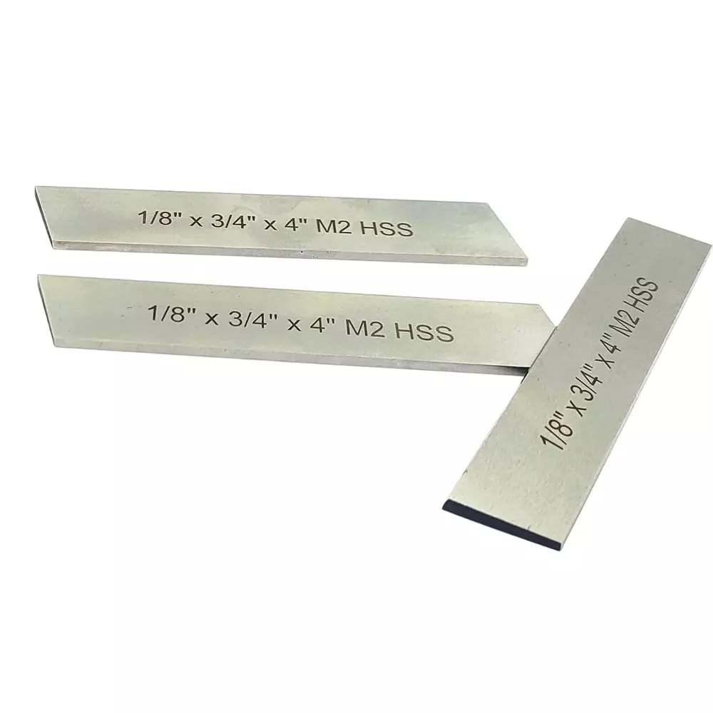 Assorts Blade High-Speed Steel 3.175x19.05x101.6 mm (1/8x3/4x4 Inch) (Pack of 3)