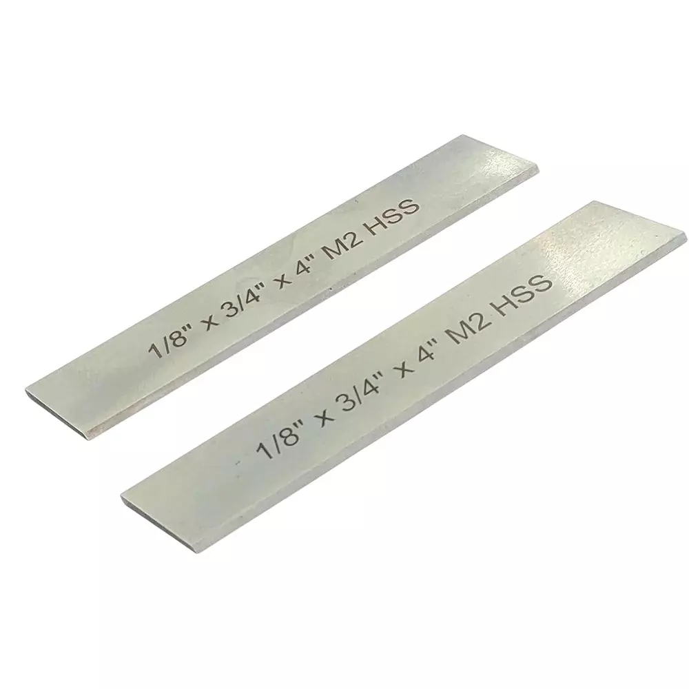 Assorts Blade High-Speed Steel 3.175x19.05x101.6 mm (1/8x3/4x4 Inch) (Pack of 2)