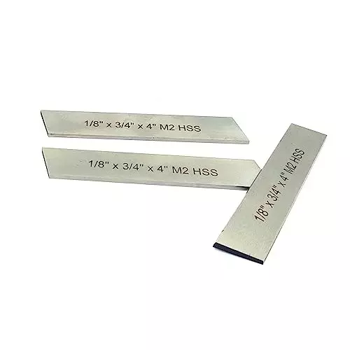 Assorts Blade High-Speed Steel 3.175x19.05x101.6 mm (1/8x3/4x4 Inch) (Pack of 5)