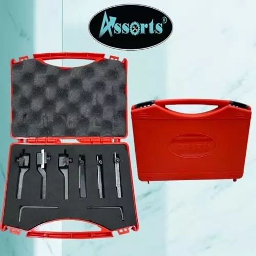 Assorts Mini Cut-Off Parting Tool Set High Speed Steel 10 mm Shank Size for Professional and Hobbyist Use