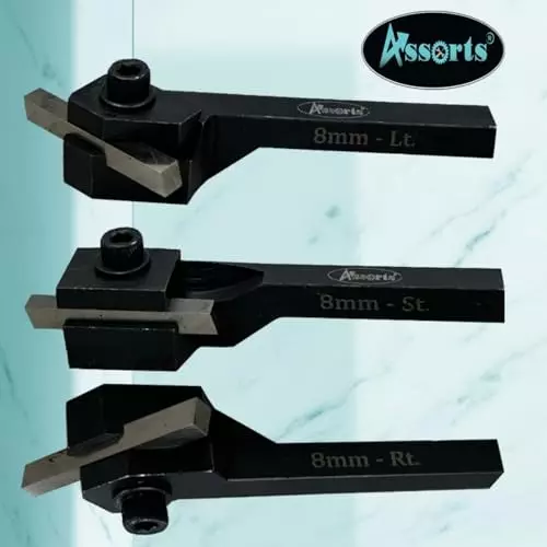 Assorts Mini Cut-Off Parting Tool Set High Speed Steel 10 mm Shank Size for Professional and Hobbyist Use