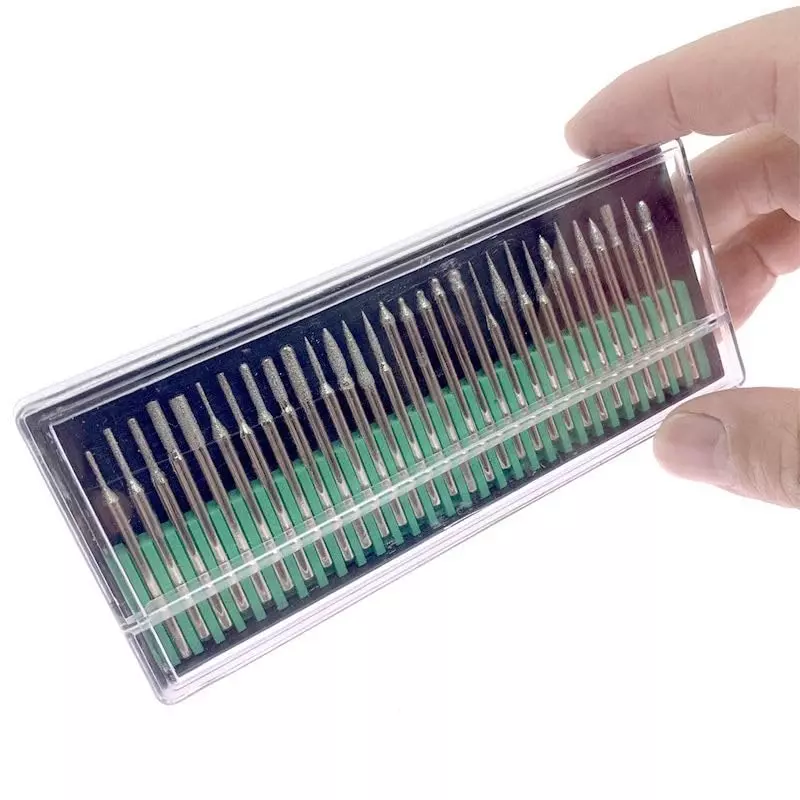 generic-30pcs-diamond-point-burr-bits-drill-head-needle-tip-grinding-30mm-shanks-30-pieces-diamond-point-burr-bits
