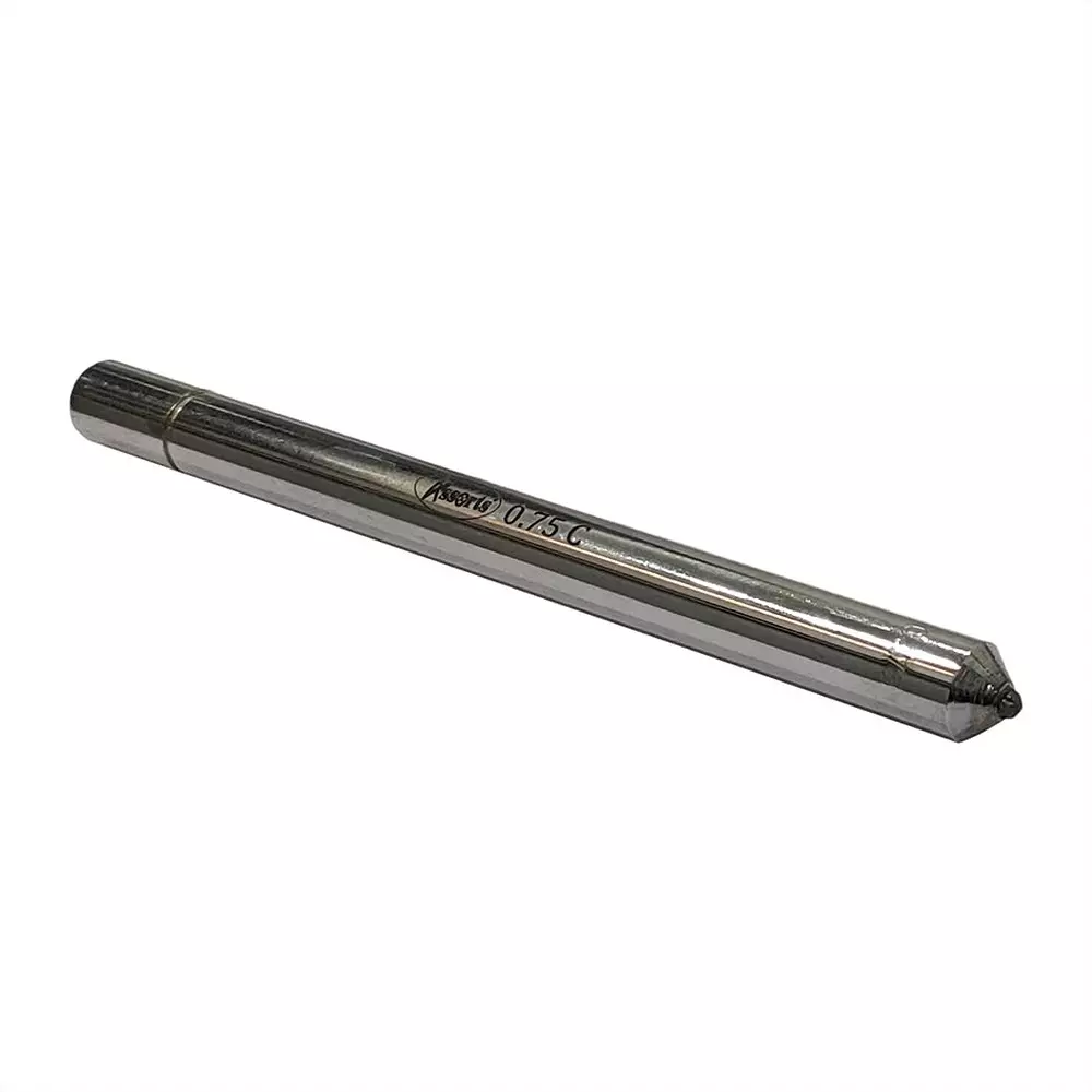 Assorts Diamond Dresser Single Point Tool Steel and Diamond 0.75 Carat 12.7x150 mm