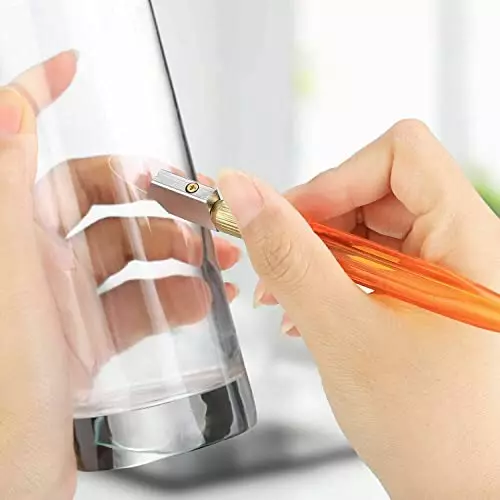 YADAV Professional Glass Cutter Tungsten Carbide Tip Precision Cutting Tool 160 mm for Glass & Tiles