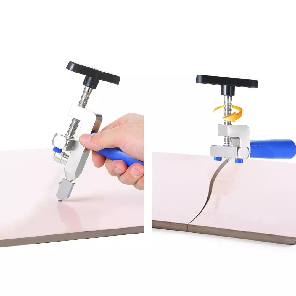 YADAV 2 in 1 Glass Cutter Tool Durable Roller Cutter Multifunction Hand Tool ‎15 x 10 x 5 cm