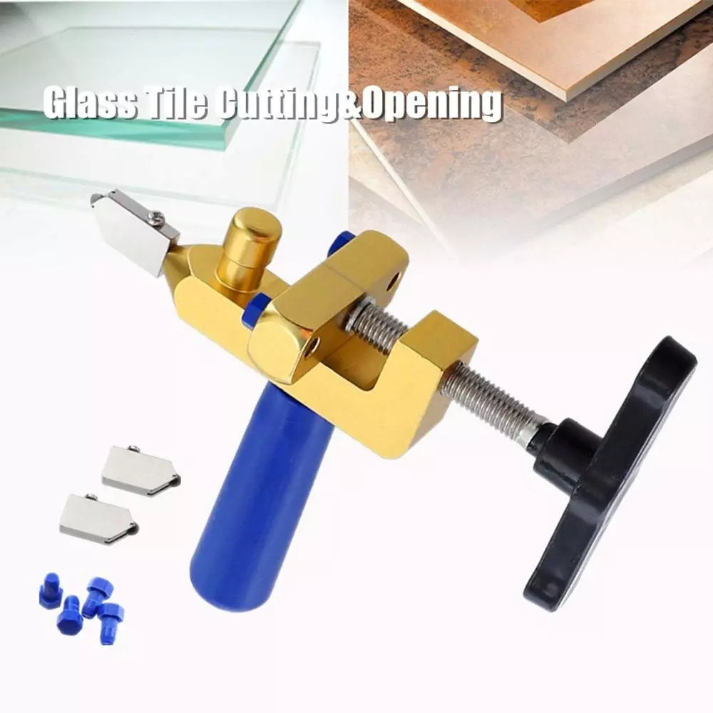 YADAV 2 in 1 Glass Cutter Tool Durable Roller Cutter Multifunction Hand Tool ‎15 x 10 x 5 cm