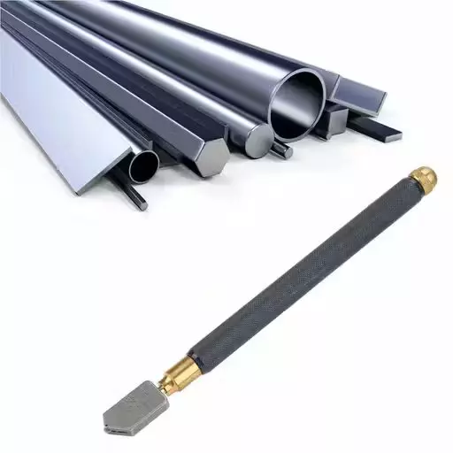 Borit Glass Cutter 143° Hone Angle 15 mm (0.59 inch) Thickness Black, YGD 6