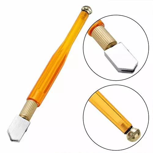 YADAV Professional Glass Cutter Tungsten Carbide Tip 170 mm for Precision Glass & Tile Cutting