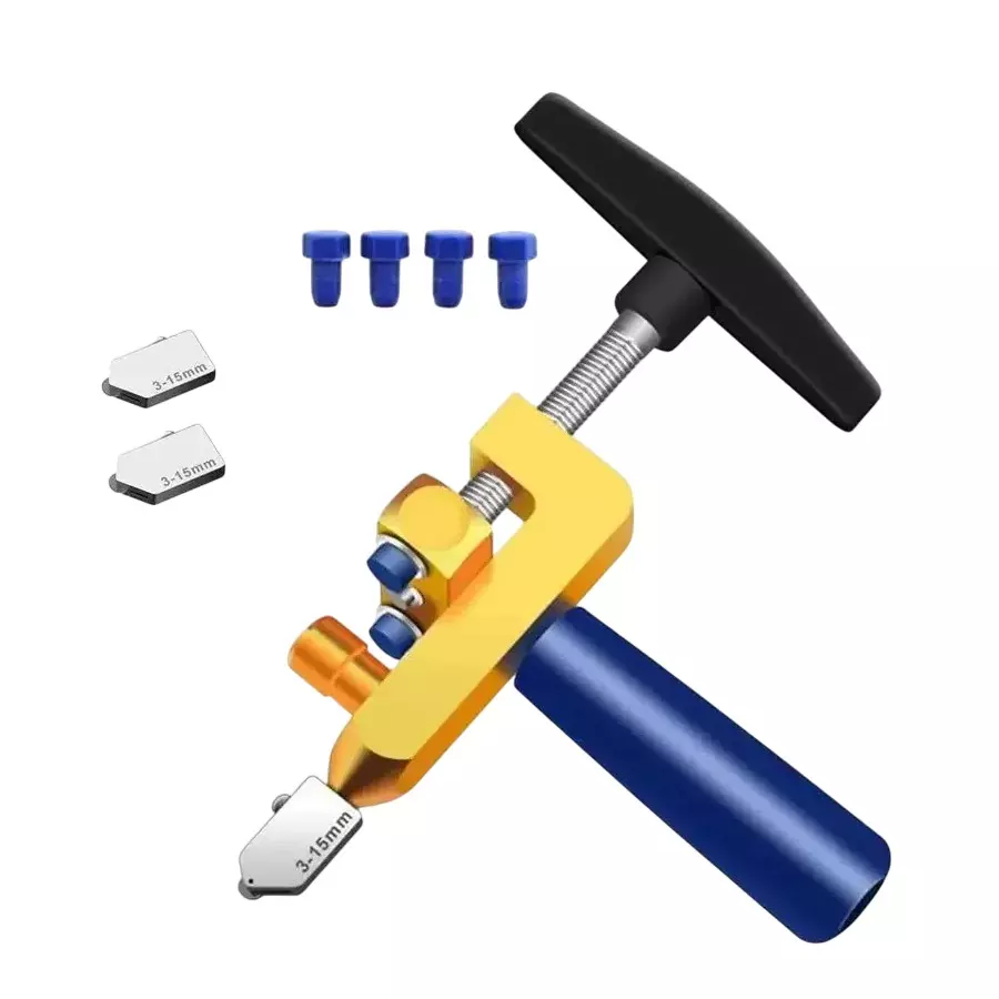 Helmik 2 in 1 Manual Tiles and Glass Cutter Kit