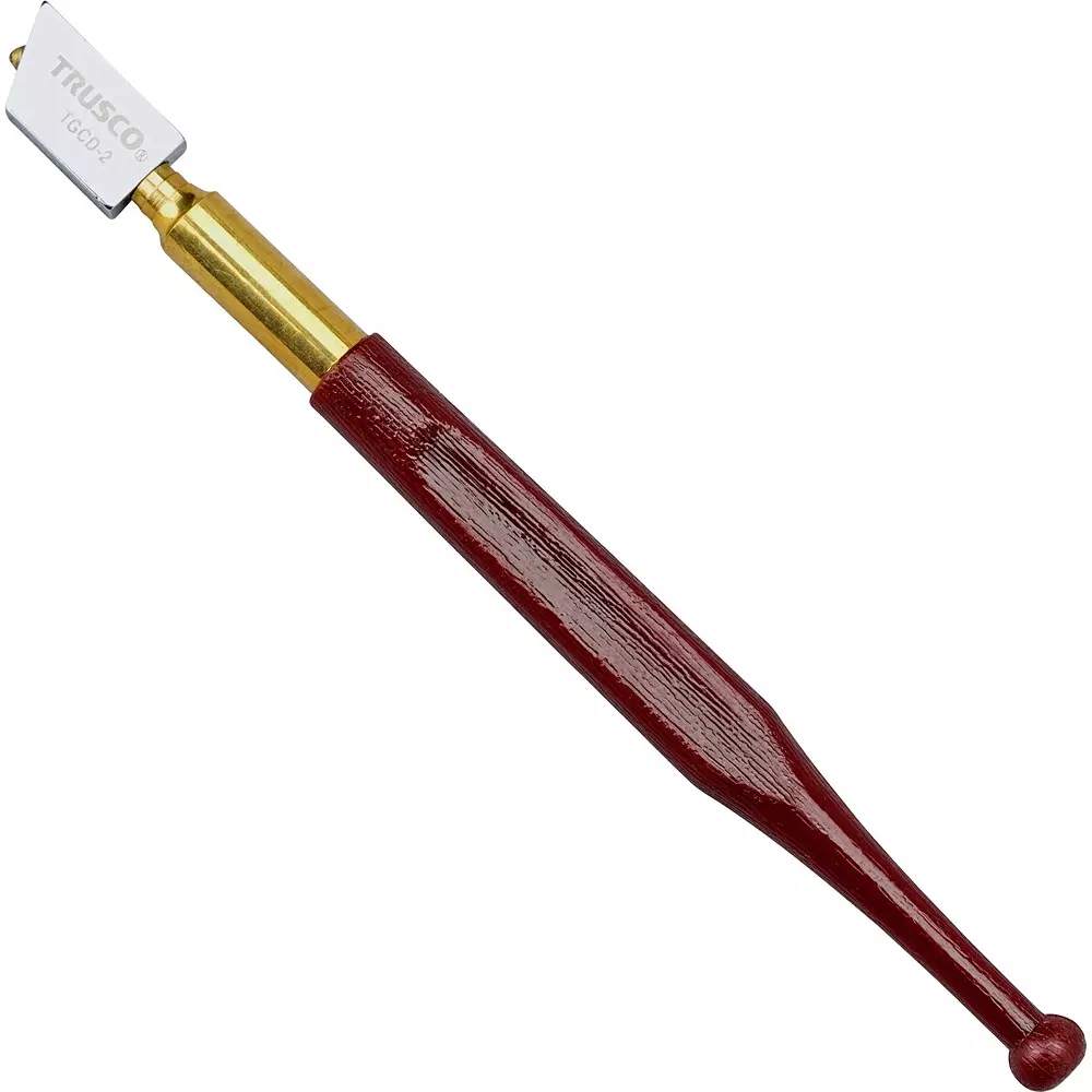 TRUSCO Glass Cutter 179 mm Overall Length, TGCD-2