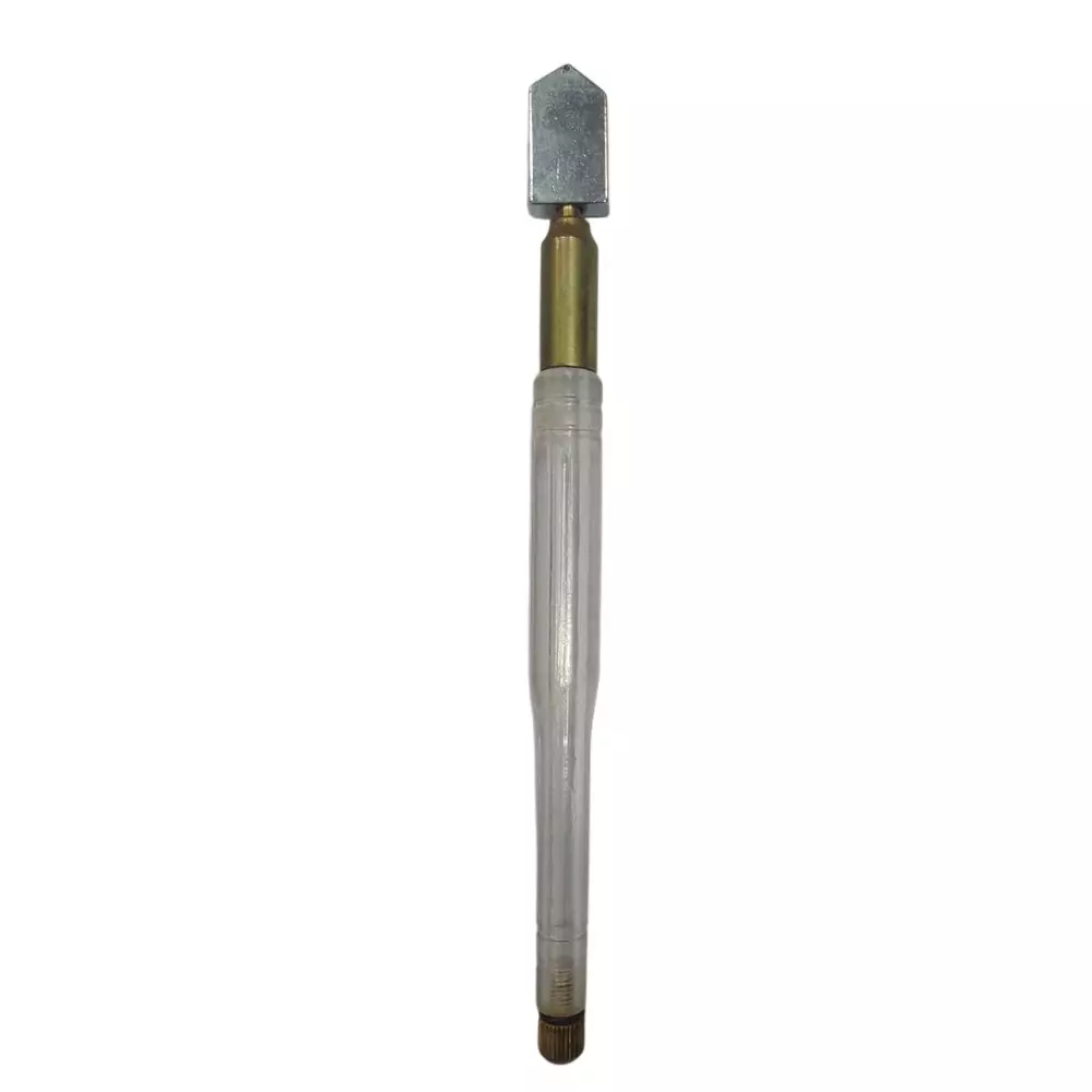Sarrah Glass Cutter With Oil Filling, Stainless Steel Material and Brass Grip 180 mm (Pack of 5)