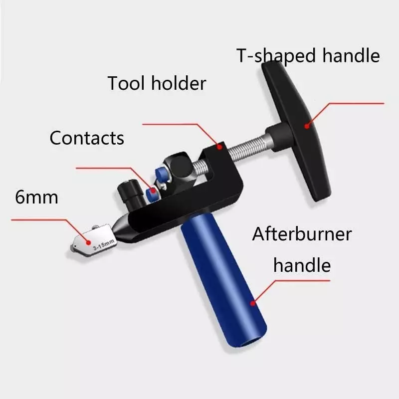YADAV 2-in-1 Manual Tile & Glass Cutter for Ceramic and Glazed Glass Cutting