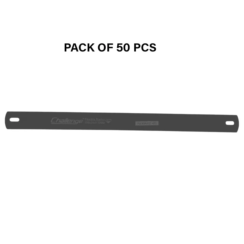 Crown Challenge Cielo Blades All Hard Black Color 18 TPI 1 Inch (2.54 cm) C-62 for Industrial Use, (Pack of 50 Pcs)