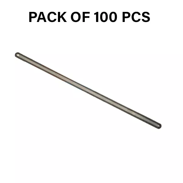 Crown Challenge Flexi Blades Oil Color 24 TPI 1/2 Inch (1.27 cm) C-62 for Industrial Use, (Pack of 100 Pcs)