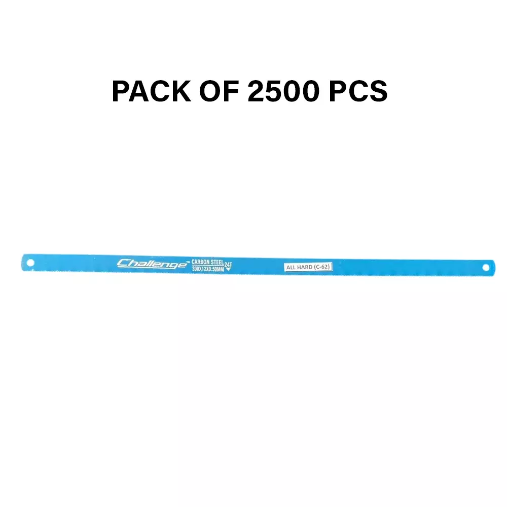 Crown Challenge Cielo Blades All Hard Blue Color 24 TPI 1/2 Inch (1.27 cm) C-62 for Industrial Use, (Pack of 25x100 Pcs)