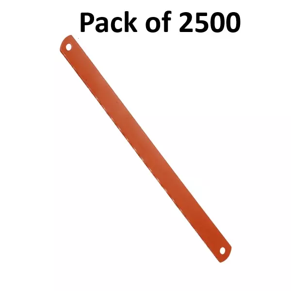 Crown Super Hacksaw Blades 24 TPI Lycre 1/2 Inch (1.27 cm) Size C-62 for Industrial Use, (Pack of 2500 Pcs)