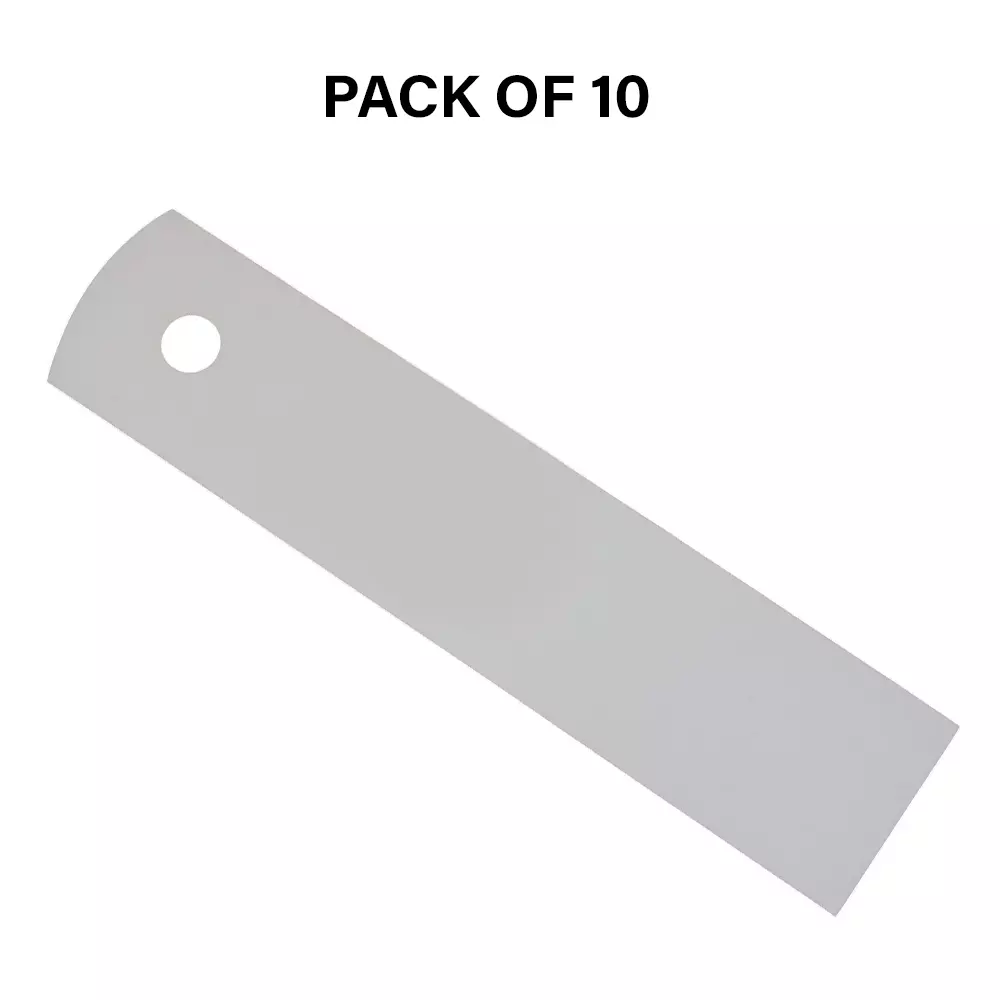 Crown Randha Hacksaw Blades Silver 14 TPI 1/2 Inch (3.8 cm) Width for Industrial Use, (Pack of 10 Pcs)