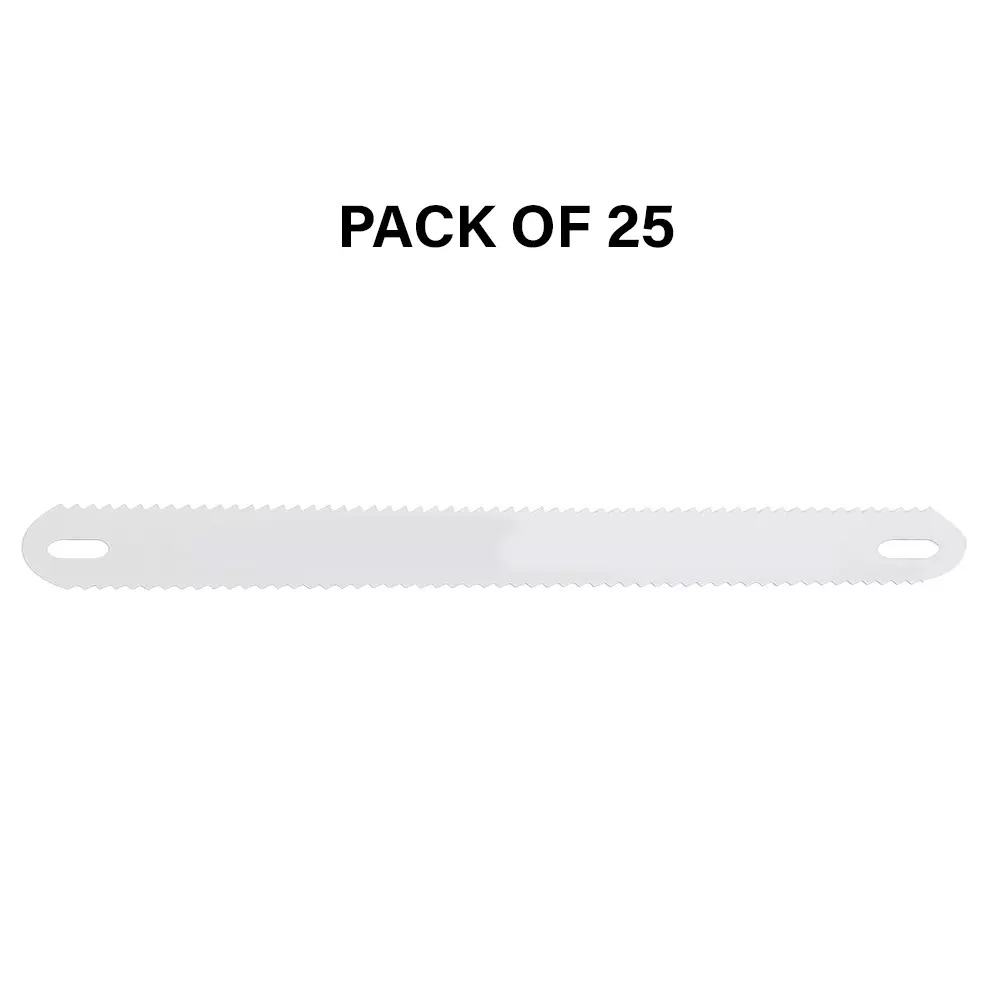 Crown Power Hacksaw Blades Silver 10 TPI 14 Inch (35.56 cm) Size for Industrial Use, (Pack of 25 Pcs)