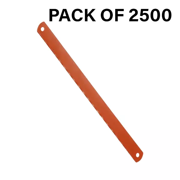 Crown Super Hacksaw Blades 32 TPI Lycre Color 1/2 Inch (1.27 cm) Size C-62 for Industrial Use, (Pack of 2500 Pcs)