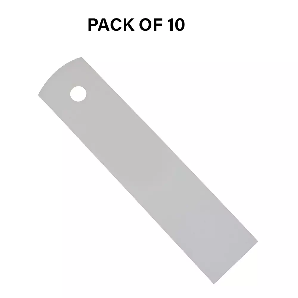 Crown Randha Hacksaw Blades Silver 14 TPI 1 Inch (2.54 cm) Width for Industrial Use, (Pack of 10 Pcs)