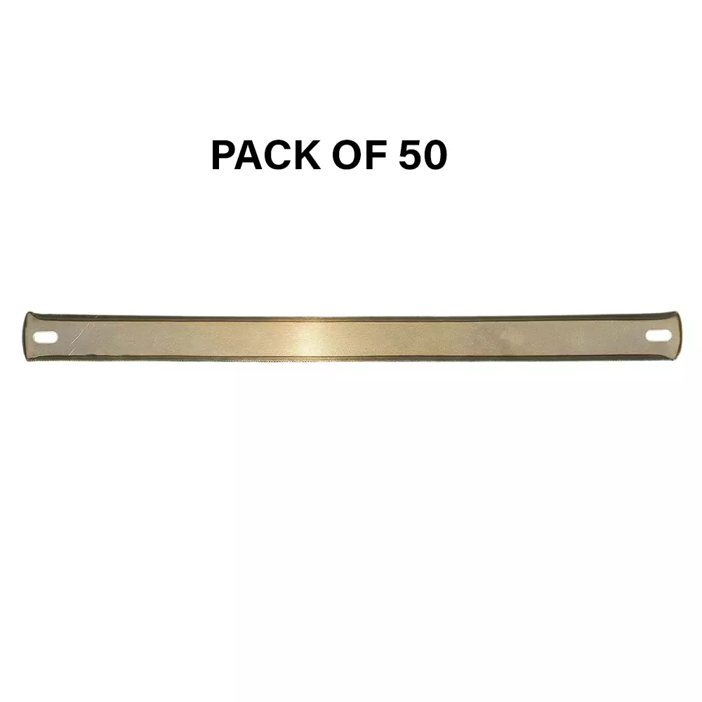 Crown Eco Flexi Hacksaw Blades 14 TPI Oil Color 1 Inch (2.54 cm) Size C-62 for Industrial Use, (Pack of 50 Pcs)