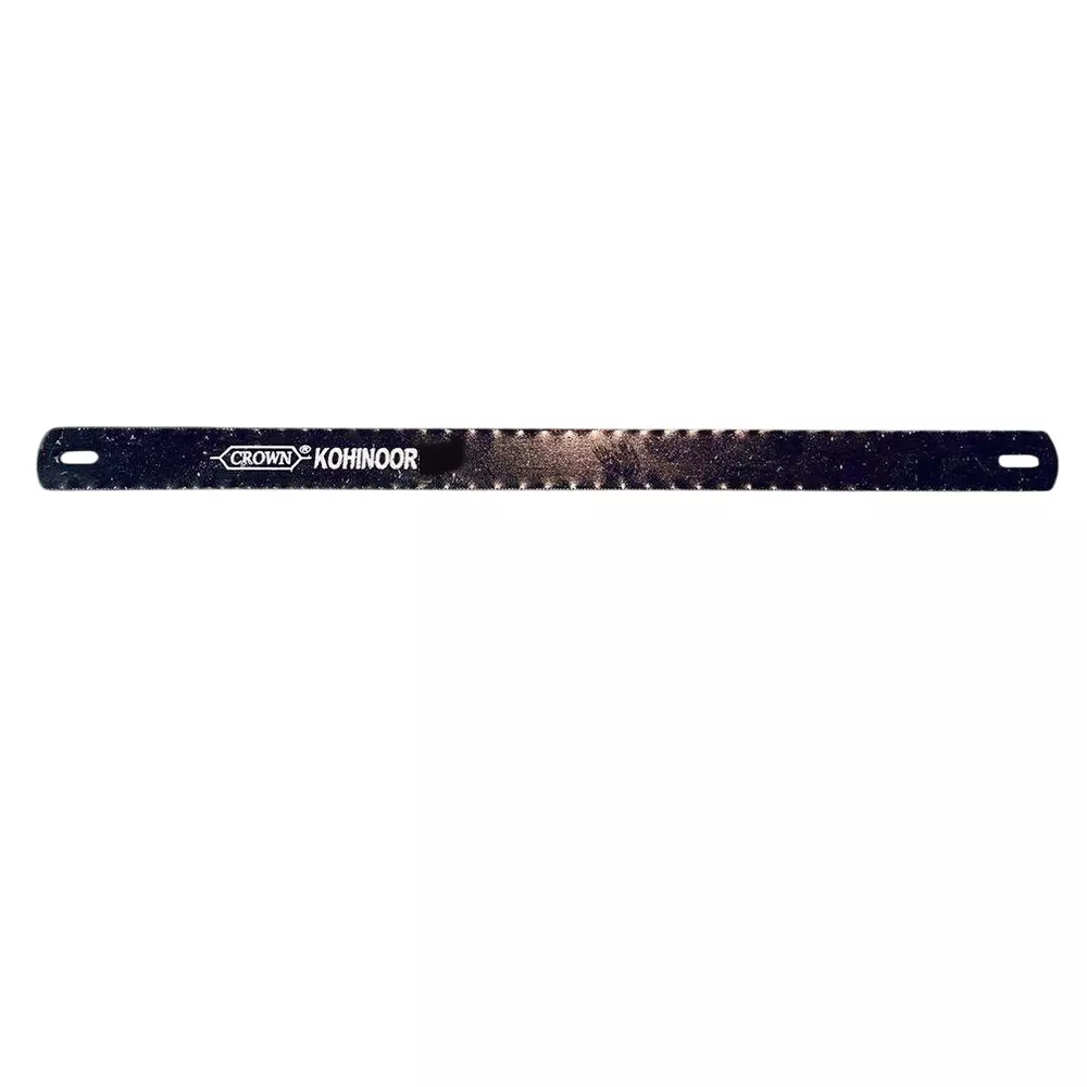 Crown Kohinoor Hacksaw Blades 24 TPI Black Color 1/2 Inch (1.27 cm) Size C-62 for Industrial Use, (Pack of 50 Pcs)