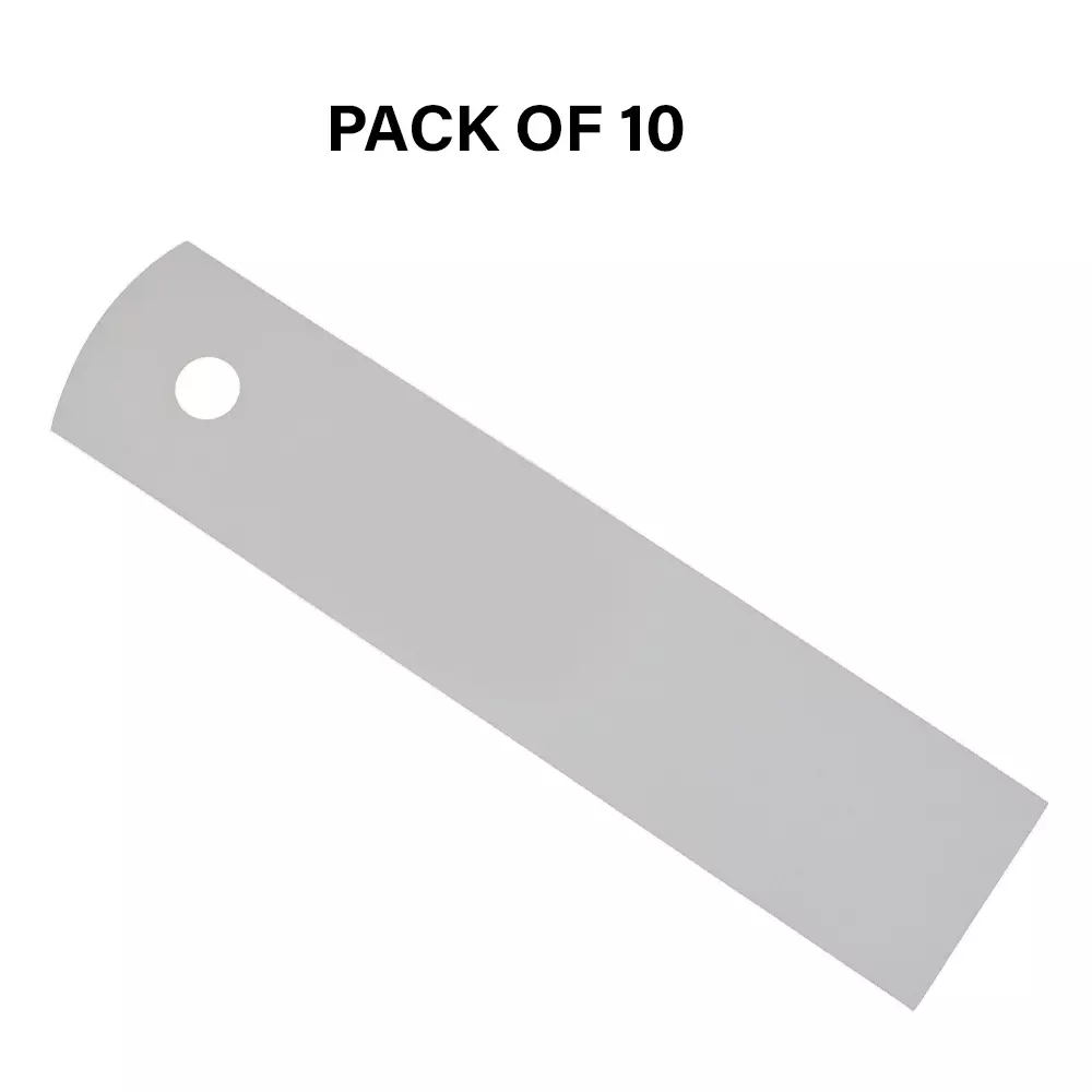 Crown Randha Hacksaw Blades Silver 14 TPI 1/4 Inch (3.2 cm) Width for Industrial Use, (Pack of 10 Pcs)