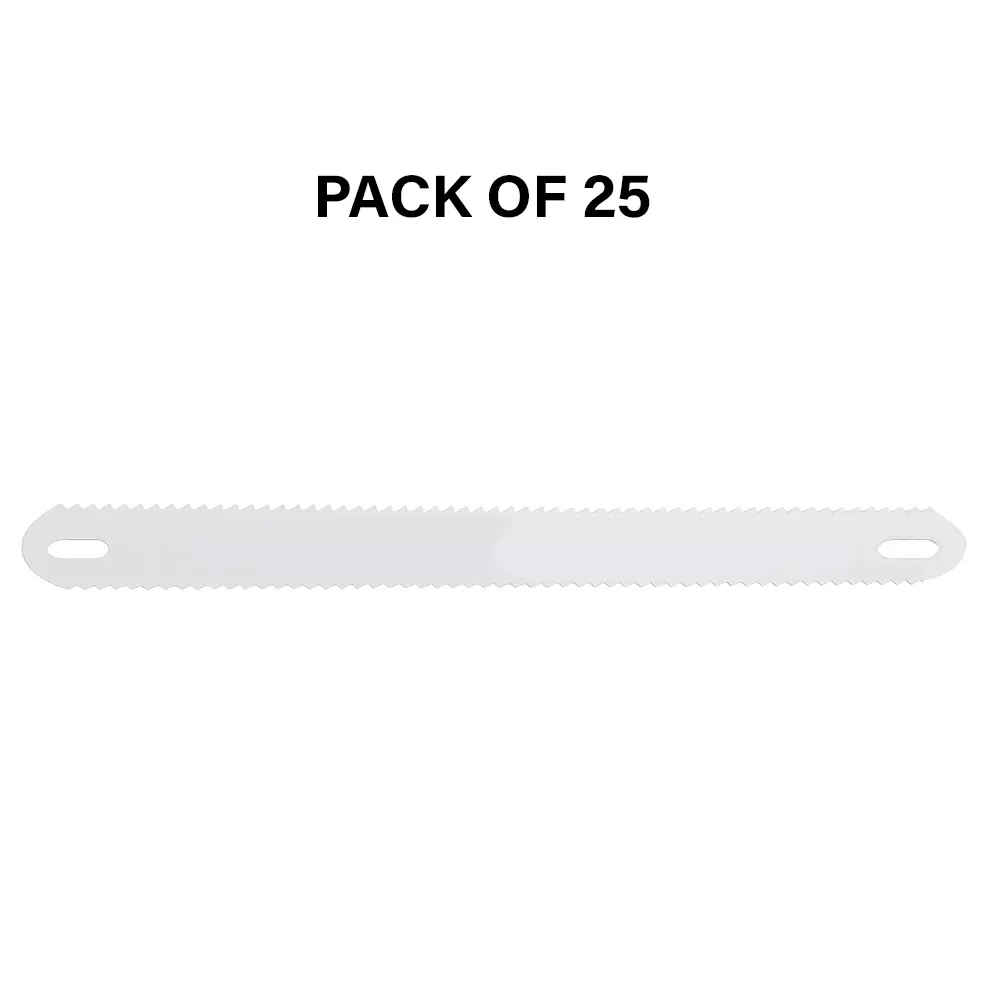 Crown Power Hacksaw Blades Silver 10 TPI 12 Inch (30.48 cm) Size for Industrial Use, (Pack of 25 Pcs)