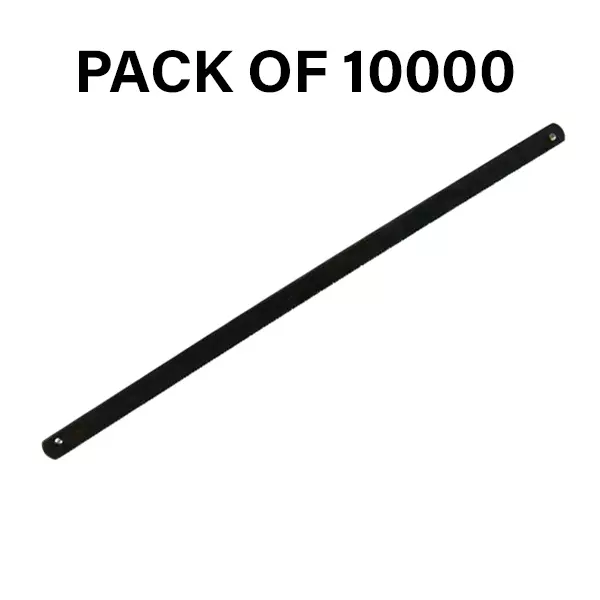 Crown Junior Hacksaw Blades 32 TPI Black Color 1 Inch (2.54 cm) Size C-62 for Industrial Use, (Pack of 10000 Pcs)