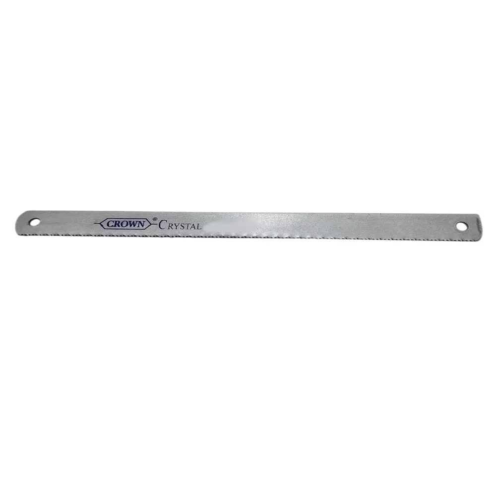 Crown Crystal Hacksaw Blades 18 TPI Silver 1/2 Inch (1.27 cm) Size HC-21 for Industrial Use, (Pack of 2500 Pcs)