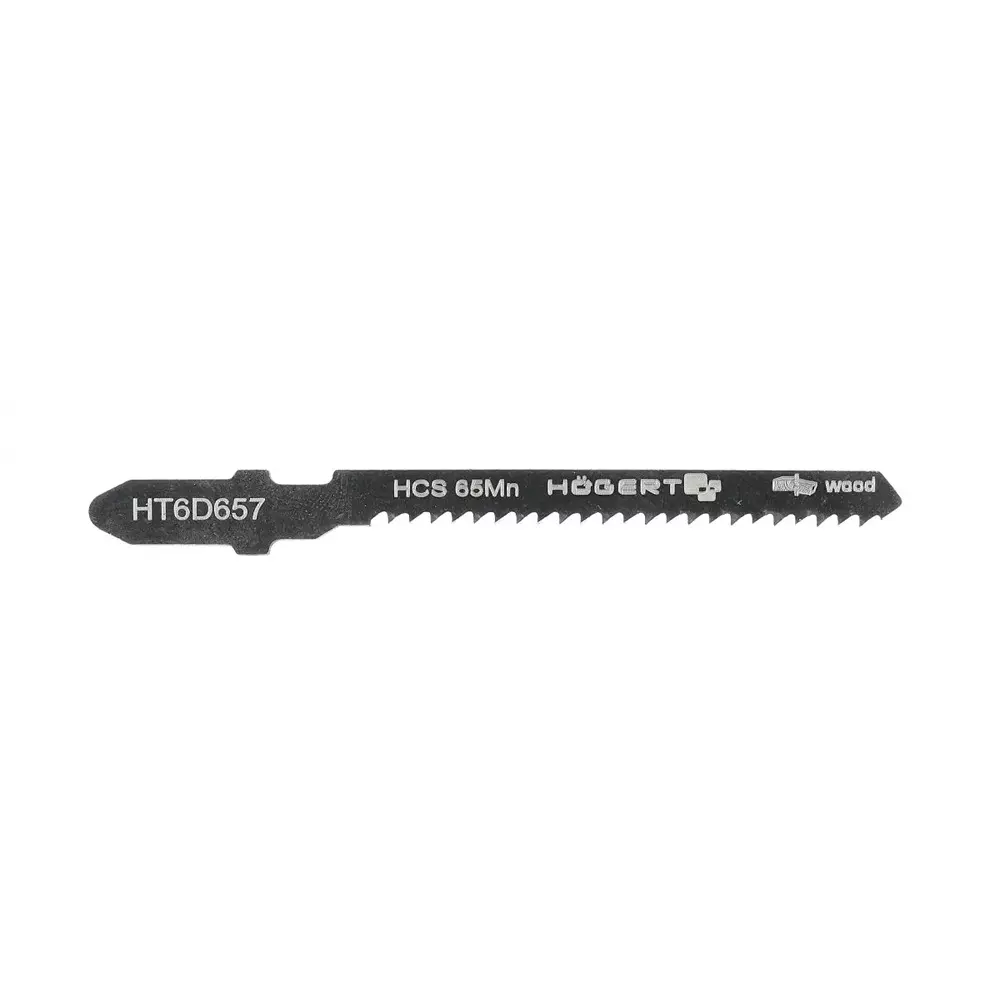 Hogert Technik Jig Saw Blade Curved Line Cut 50 mm Cutting Length and 76 mm Overall Length, HT6D657 (Pack of 5)