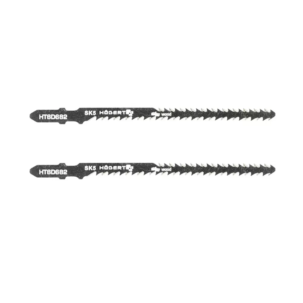 Hogert Technik Jig Saw Blade Extreme Curved Cut 95 mm Cutting Length and 115 mm Overall Length, HT6D682-2 (Pack of 2)