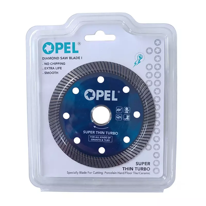 Opel Super Thin Turbo Marble Cutting Blade 10 mm Hole Diameter 4 Inch (105 mm) Size for Cutting, MZ35215