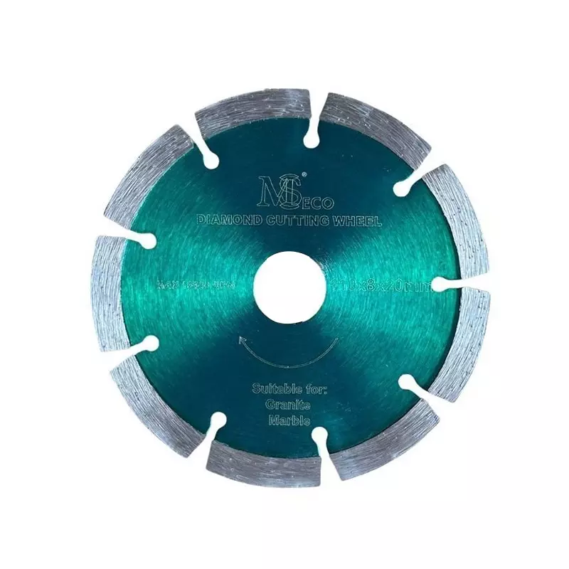 Mains ECO Segmented Marble Cutting Blade 105 mm (4 Inch) Disc Dia 20 mm Bore Dia, MSS04