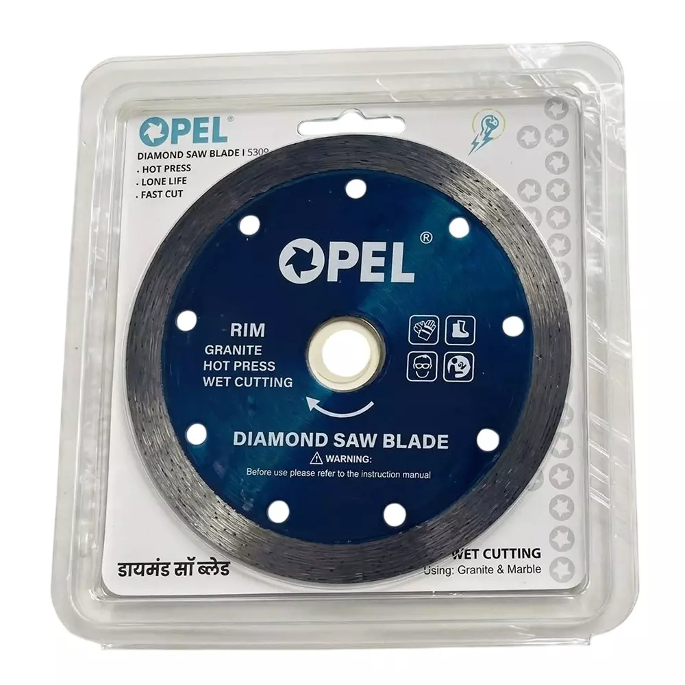 Opel Rim Marble Cutting Blade 10 mm Hole Diameter 5 Inch (125 mm) Diameter for Industrial Use, MZ36639