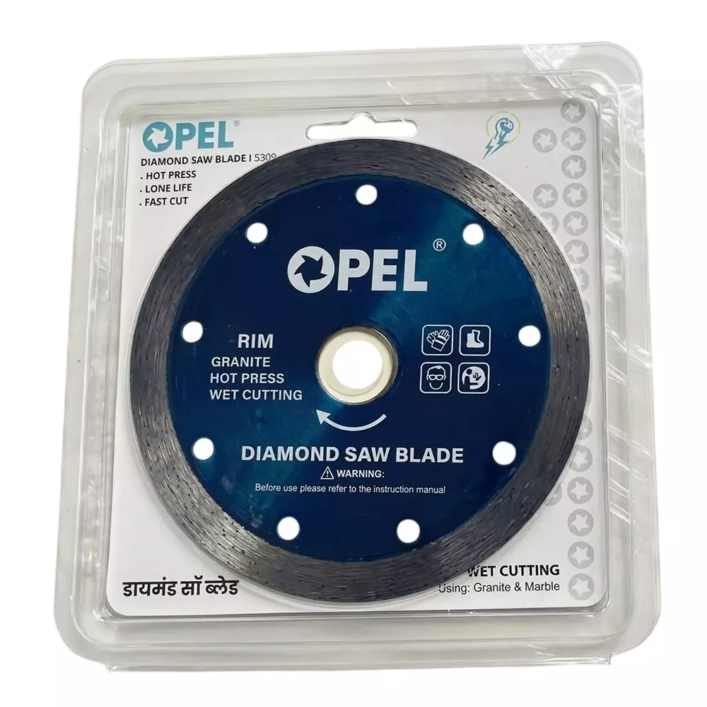 Opel Rim Marble Cutting Blade 9 mm Hole Diameter 4 Inch (100 mm) Diameter for Industrial Use, MZ36634