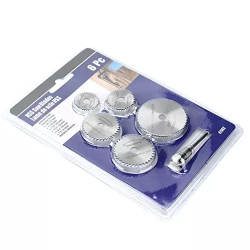 YADAV 6 Pcs HSS Mini Circular Saw Blade Set for Rotary Tool Cutting
