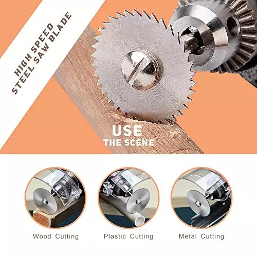 YADAV 6 Pcs HSS Mini Circular Saw Blade Set for Rotary Tool Cutting