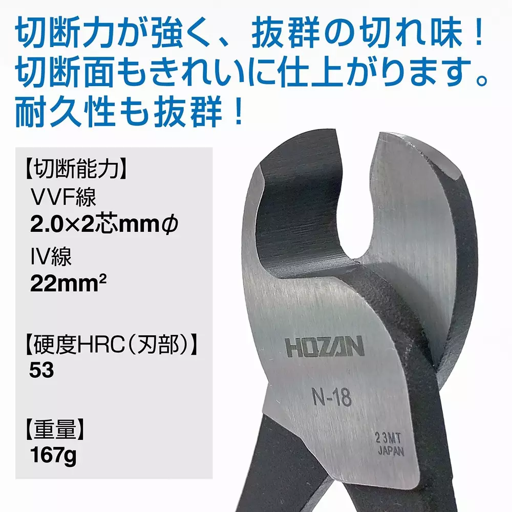 hozan-wire-cutter-53-blade-hardness-n-18