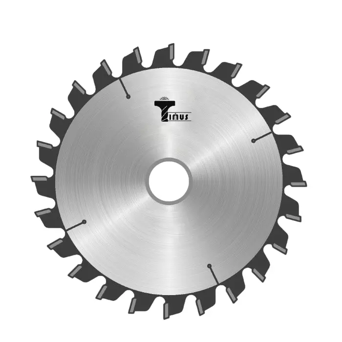 Timus End Cutting TCT Saw Blade Right Hand TT.EC, 104 mm Size x 22 mm Bore x 3.2 mm Thickness, TT.EC.1042230R