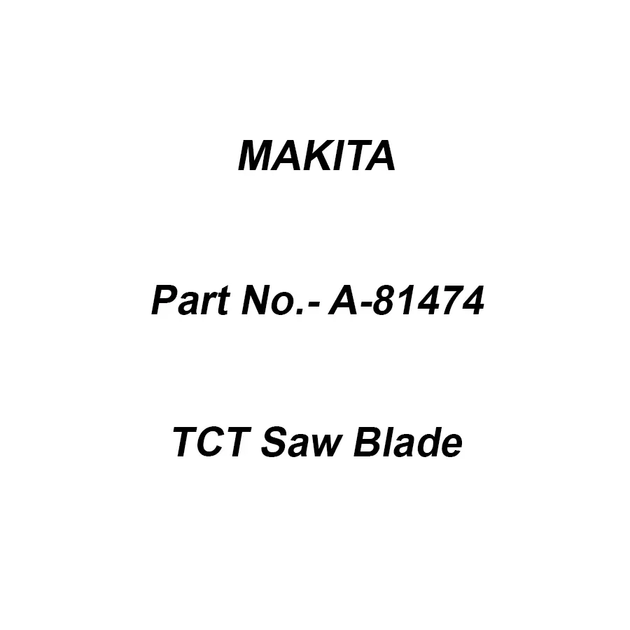 Makita TCT Saw Blade Size 235x25.4x60T, Part No A-81474