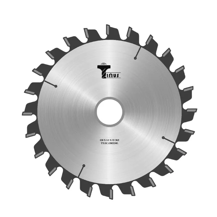 Timus End Cutting TCT Saw Blade Left Hand TT.EC, 100 mm Size x 32 mm Bore x 2.8 mm Thickness, TT.EC.1003230L
